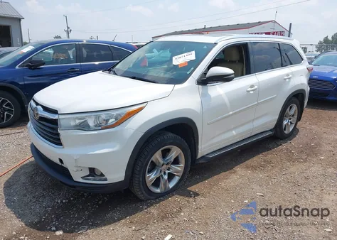 2014 Toyota Highlander Limited V6 from USA, damaged, VIN 5TDYKRFH3ES035148